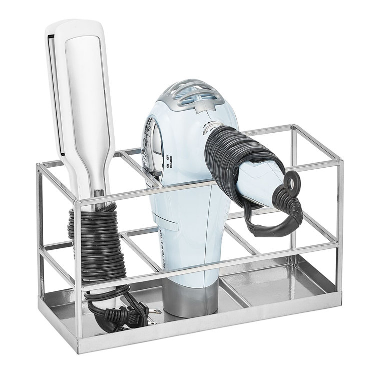 mDesign Metal 3 Compartment Hair Tool Holder Wayfair Canada